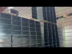 Custom Galvanized Steel Trough Cable Tray Bridge Type untuk Manajemen Kabel Perak Tugas Sedeng