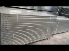Custom Galvanized Kabel Trough System Perak Dinding dipasang tahan korosi