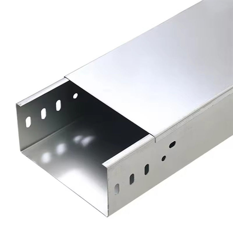 100mm Lebar Non-Flammable Solid Bottom Kabel Tray untuk aman dan kabel manajemen