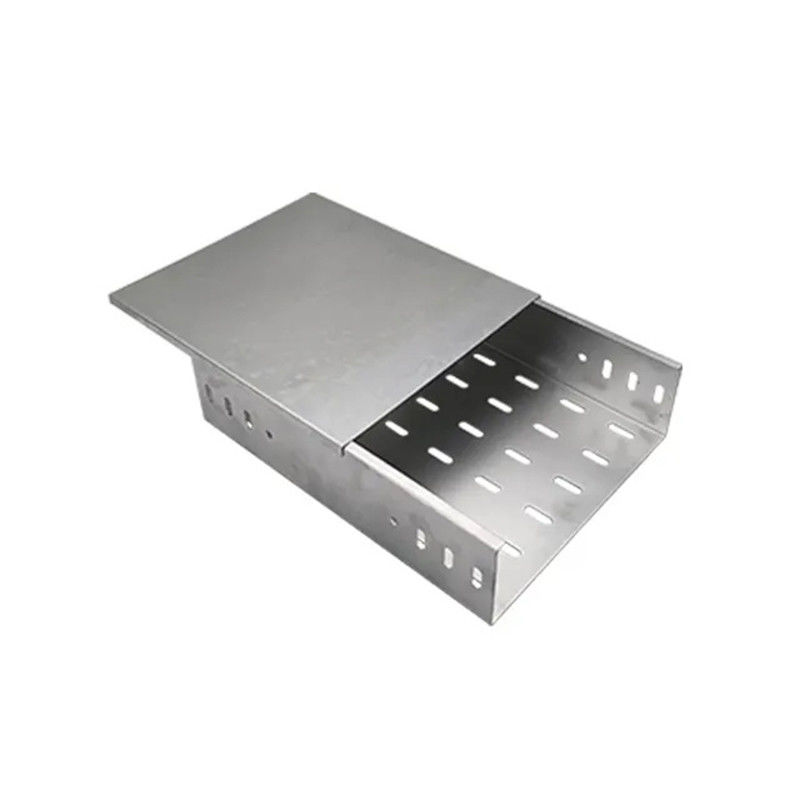 Hot Dip Galvanized Bridge Tray Untuk Organisasi Kabel Indoor Outdoor