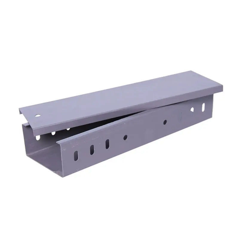 Custom Fireproof Cable Tray Dengan Pengurangan Kebisingan Galvanized Stainless Steel Silver Color