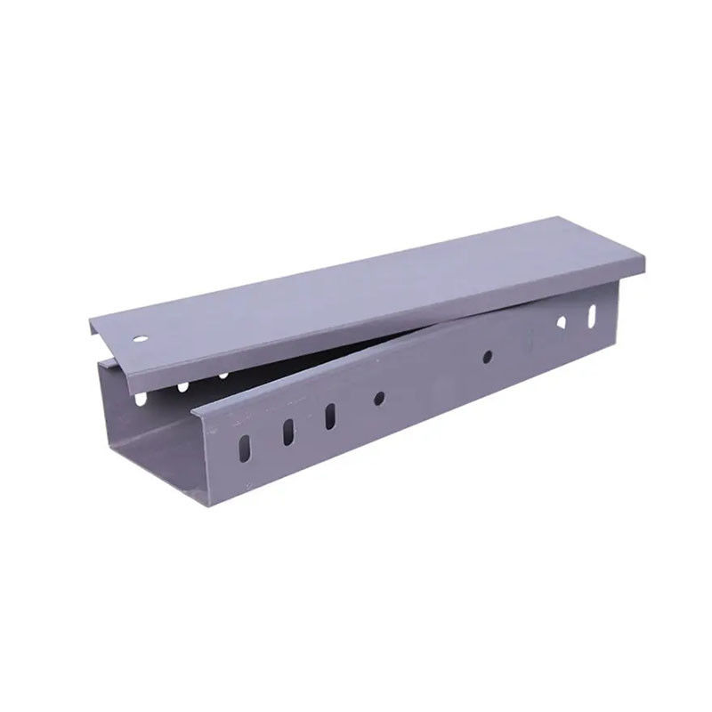 Corrosion Resistance Wall Mounted Galvanized Steel Cable Tray dengan lubang ventilasi