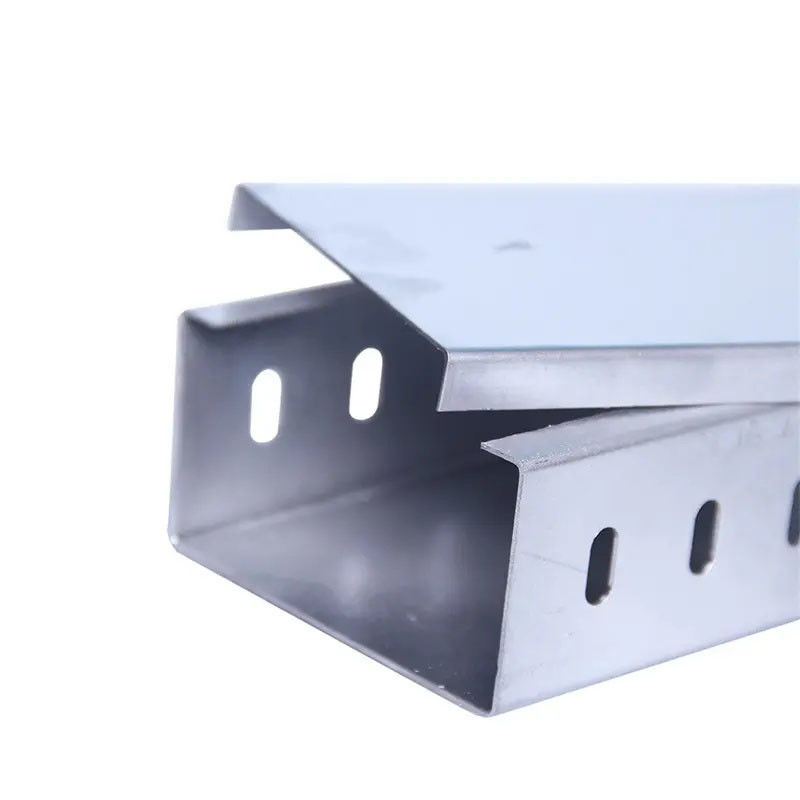 Corrosion Resistance Wall Mounted Galvanized Steel Cable Tray dengan lubang ventilasi