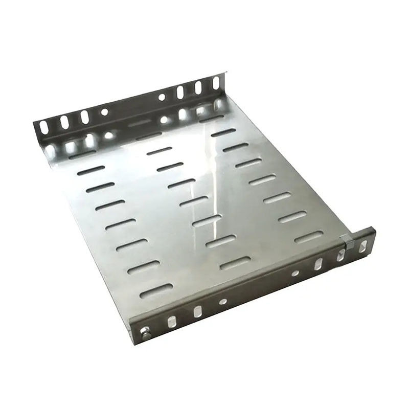 Tray kabel stainless yang sangat bagus untuk ventilasi 1,2 mm - 2,5 mm Mudah dipasang Warna perak