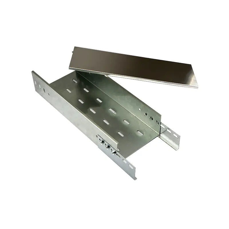 Tray Kabel Aluminium Lapisan Bubuk Bentuk persegi panjang Mudah Dipasang dengan Harga Terjangkau