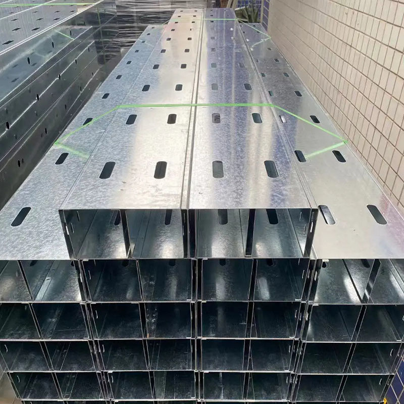 Low Maintenance Rectangular Aluminium Cables Management Tray dengan ketahanan korosi yang sangat baik