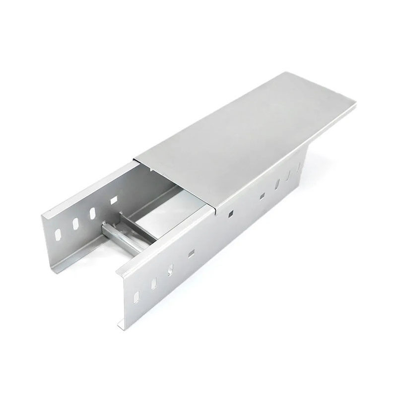 Steel Hot Dip Galvanized Cable Tray Radius Lipat Disesuaikan untuk Dukungan Kuat Fleksibel