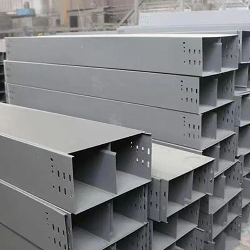 Tray kabel baja yang dapat disesuaikan dengan tahan korosi Galvanized Finish Sertifikasi ISO 9001