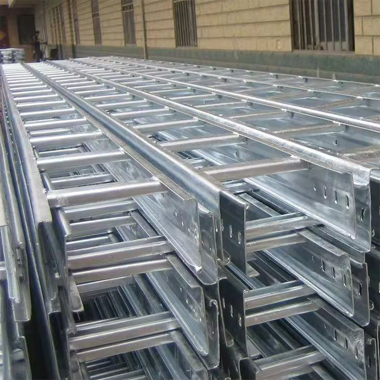 Fireproof Weatherproof Steel Ladder Type Cable Tray Sertifikasi ISO9001