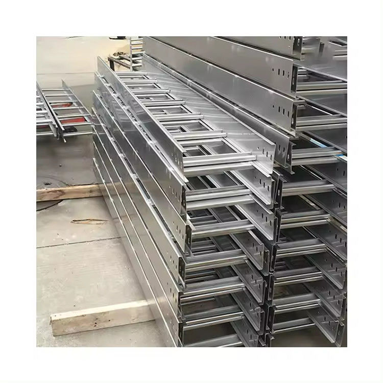 Tray kabel jenis tangga baja yang dapat disesuaikan dengan ketahanan cuaca