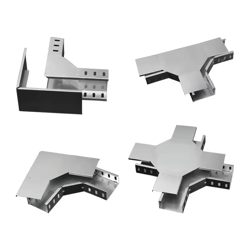 Baki Kabel Galvanis Bersertifikasi ISO9001 dengan Dasar Padat & Berlubang dan Daya Dukung Tinggi untuk Manajemen Kabel yang Aman