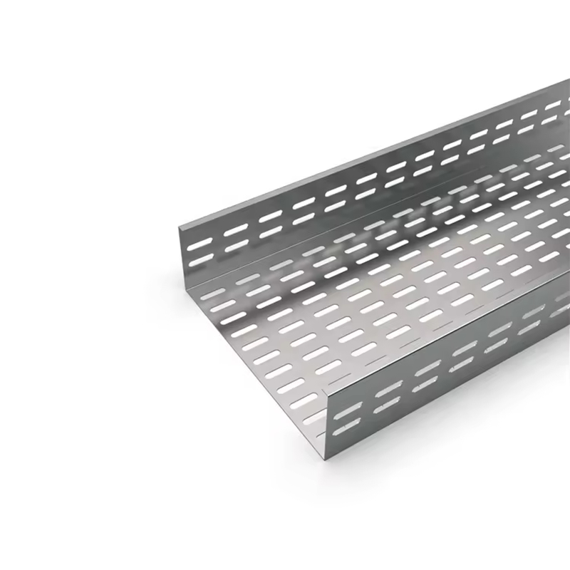 Baki Kabel Baja Galvanis Bersertifikasi ISO9001 untuk Penggunaan Industri dan Komersial dengan Konstruksi Paduan Aluminium