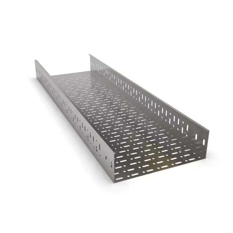 Baki Kabel Baja Galvanis Bersertifikasi ISO9001 untuk Penggunaan Industri dan Komersial dengan Konstruksi Paduan Aluminium